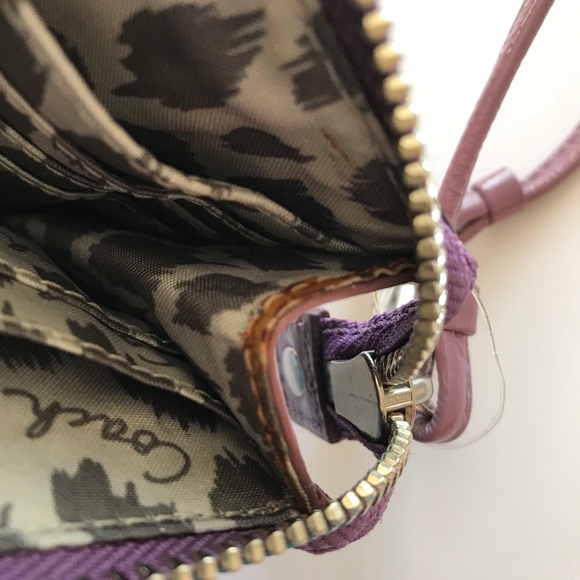Coach Poppy Grape Ice Zippy Wallet - Picture 9 of 9